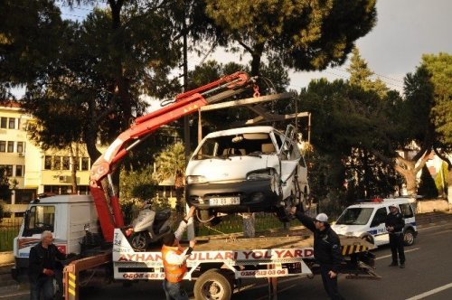 Nazilli’de trafik kazası: 1 kişi yaralandı