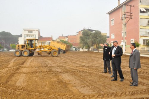 Nazilli'de Turan Mahallesi Parka Kavuşuyor