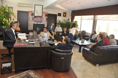 Ömer Günel’den Başkan Kayalı’ya Destek Ziyareti
