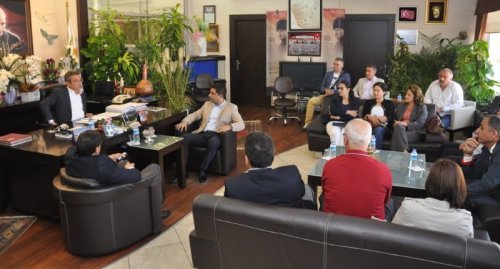 Ömer Günel’den Başkan Kayalı’ya Destek Ziyareti