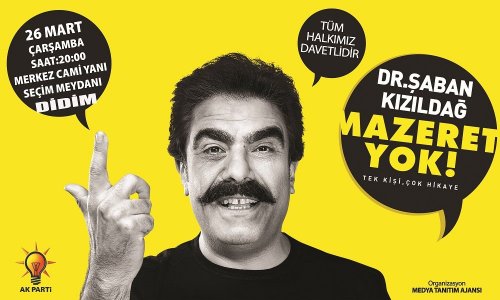 Şaban Kızıldağ, Didim’e Geliyor