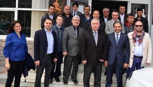 Sadık Atay Aydın şoförler odasına ziyaret etti