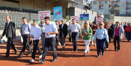 ‘Sağlıklı Yaşam’ İçin Yürüdüler