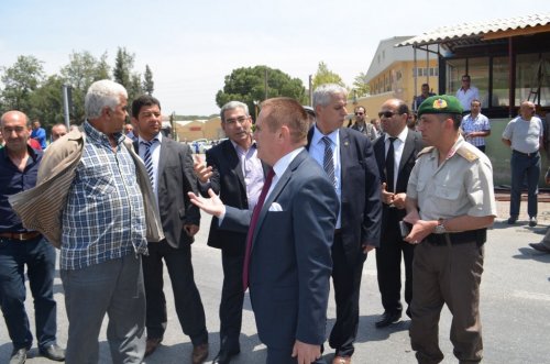 Sazlı Halkı Karayolunu Trafiğe Kapadı