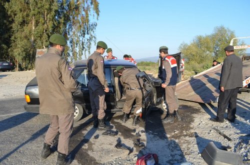 Söke-Bağarası Yolunda Felaketin Eşiğinden Dönüldü
