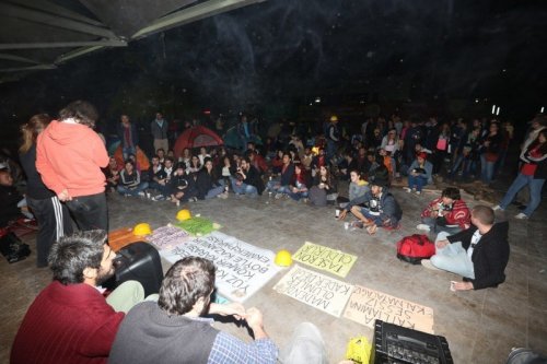 Soma Protestocusu Gençlere Destek