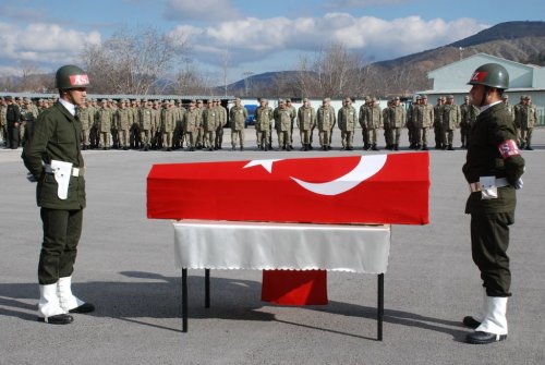 Terhisine 3 Gün Kala Kaza Kurşunu İle Ölen Askere Son Görev