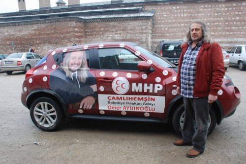 Uzun Saçlı Belediye Başkan Adayı