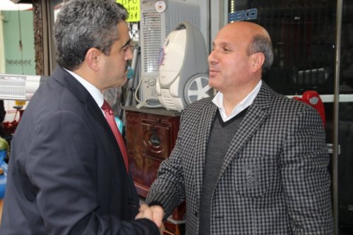 Uzunırmak ve Alıcık, Esnaf Odalarını Ziyaret Etti