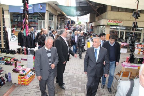 Uzunırmak ve Alıcık, Esnaf Odalarını Ziyaret Etti
